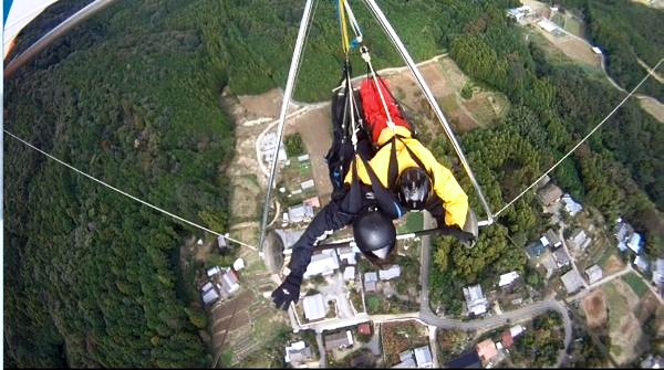 【茨城・ハンググライダー】初心者も安心!一緒に空中さんぽするタンデムプラン