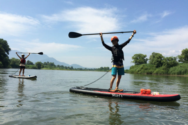 【長野・千曲川・SUP】日本最長の川を下るSUP体験!自然のなかを探検クルージング! 【長野・千曲川・SUP】日本最長の川を下るSUP体験!自然のなかを探検クルージング!