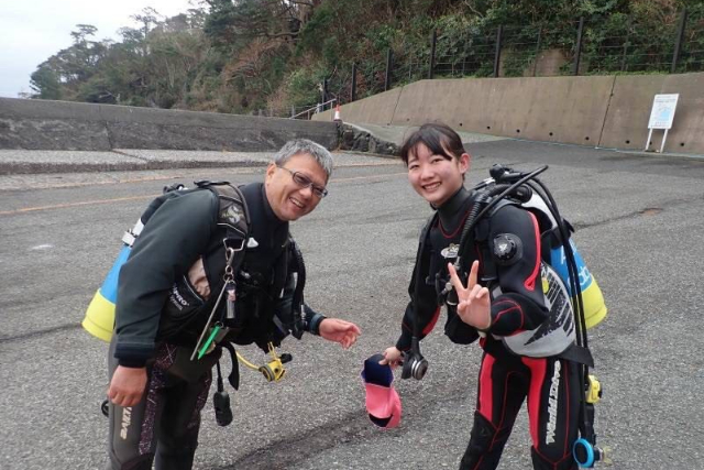 【伊豆・体験ダイビング】初めてでも2ダイブできる！体験ダイビング・1日プラン 写真4