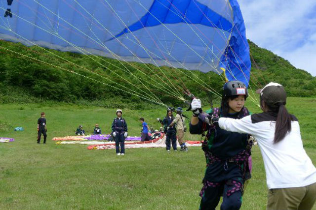 栃木・那須高原・パラグライダー半日体験 写真3