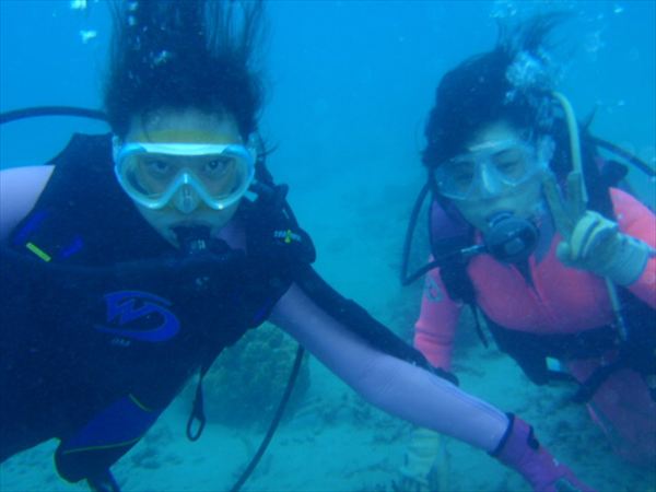 【奄美大島・体験ダイビング】ボートに乗って、船でしか行けない無人の浜にエントリー！ 写真3