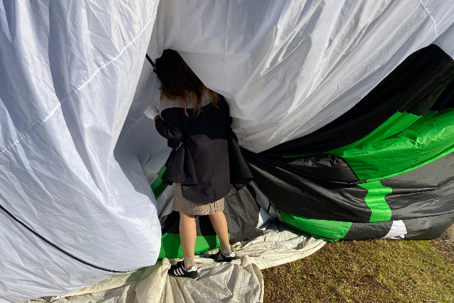 【三重・鈴鹿・熱気球搭乗体験】鈴鹿の絶景を独占！45分のプライベートフライト 写真5