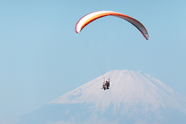 神奈川・湘南平塚・モーターパラグライダー・タンデム（30分・土日祝のみフライト時間5分延長） 写真7