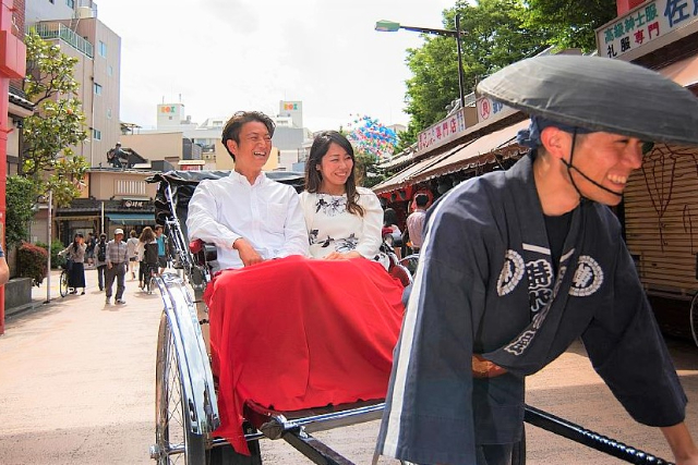 【浅草・30分・人力車】人力車の魅力を気軽に体験！お手軽30分プラン 写真8