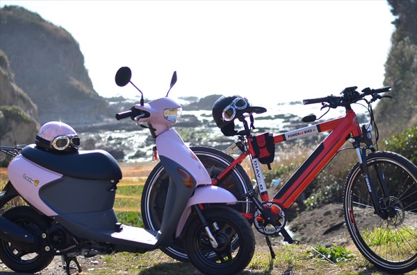 海辺を爽快に走ろう！原付スクーター（要原付免許） 写真5