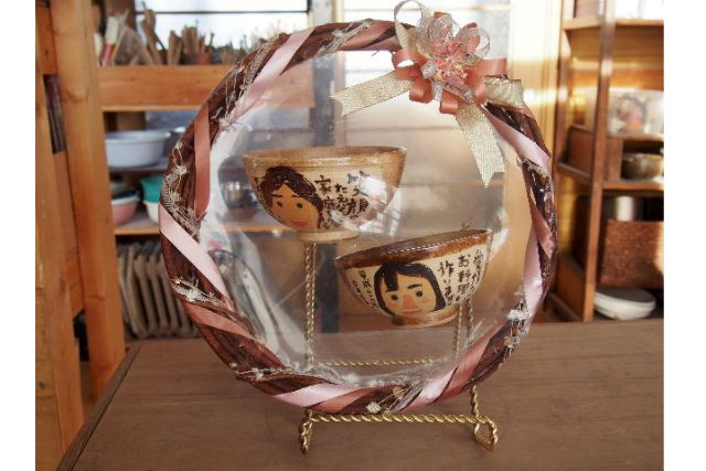 【宮城 富谷市・陶芸・ブライダル・絵付け】メッセージ入りもOK！「ありがとう」を贈ろう★写真プレゼント 写真6