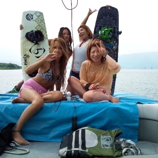 【ウェイクボード】初心者歓迎！レンタル無料！気軽に琵琶湖ウェイクボード 写真7