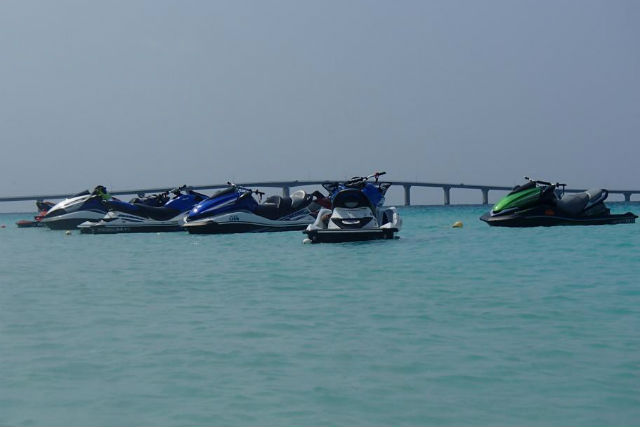 【沖縄・宮古島・水上バイク】ジェットスキーツーリング！宮古島の海上を颯爽と駆け抜けよう！ 写真6