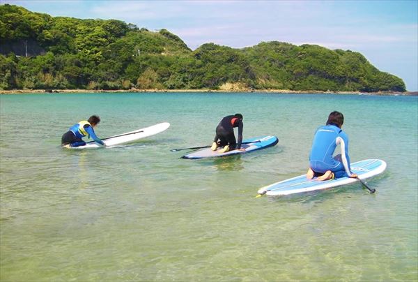 【2時間】エクササイズにもおすすめ！伊豆下田外浦海岸でSUP体験★源泉温泉券付き 写真6
