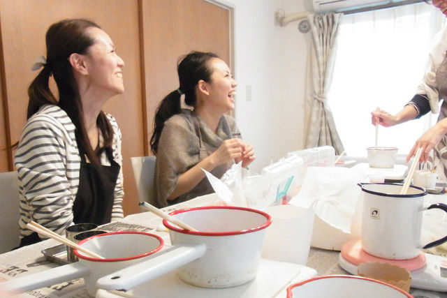 【東京・恵比寿・キャンドル作り】癒しツール、マーメイドアロマキャンドルを作ろう 写真4