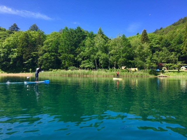 【SUPレンタル】山梨・四尾連湖・SUPレンタル 写真5