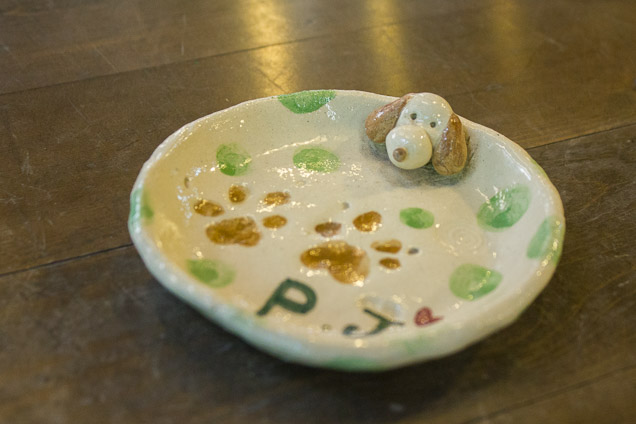 東京・深大寺・ワンちゃんの足形を残す陶芸体験（約20分） 写真8