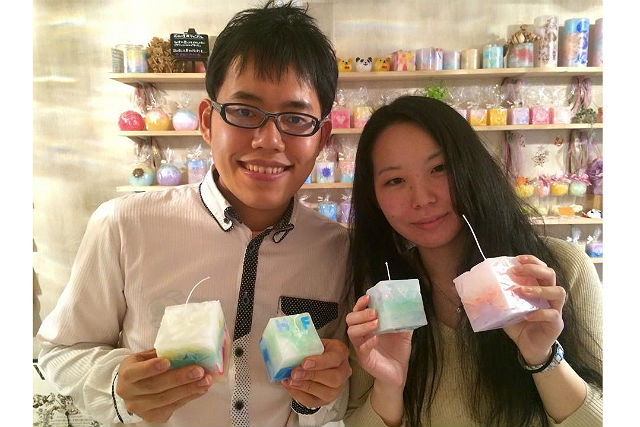 【愛知県名古屋市・キャンドル作り体験】まるでアート！モザイク風キャンドルを作ろう 写真6