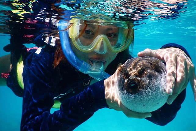 【沖縄・海釣り・シュノーケリング】パナリ島の海を船釣りとシュノーケリングで楽しみつくそう！ 写真6