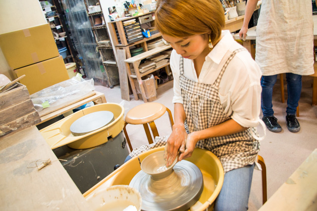 東京・白金・手作り・プレゼント陶芸体験（約2時間・電動ろくろコース） 写真6