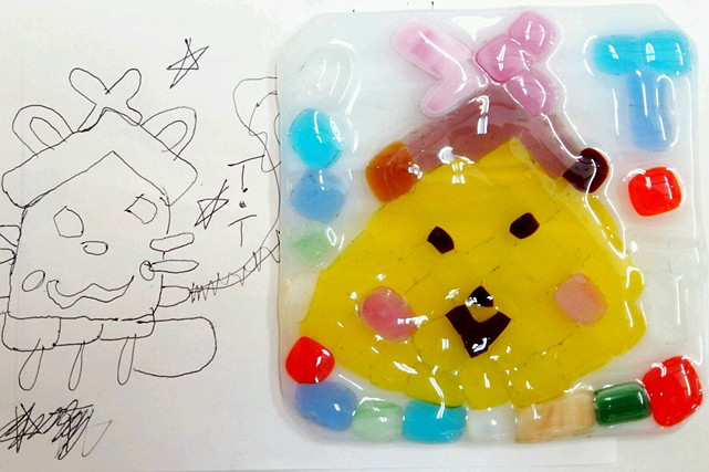 【島根・手作り】ガラスで絵を描くように、オリジナルのパネルを作ろう！ 写真5