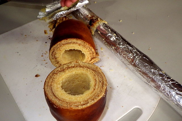 【山梨河口湖・料理体験】くるくる回すのが楽しい！焚火でバウムクーヘンを作ろう 写真7