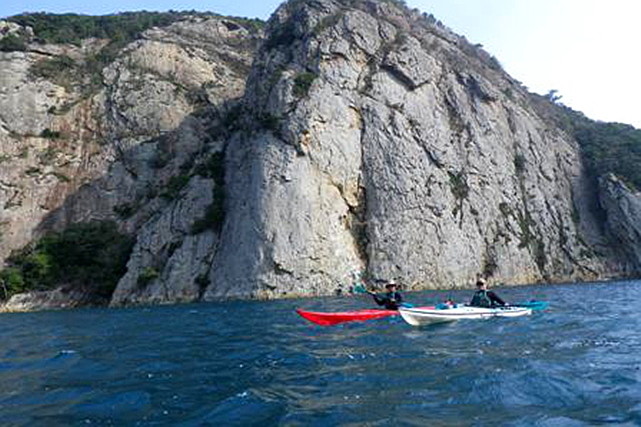 【対馬・シーカヤック】国境の島々をめぐる半日シーカヤックツアー 写真6