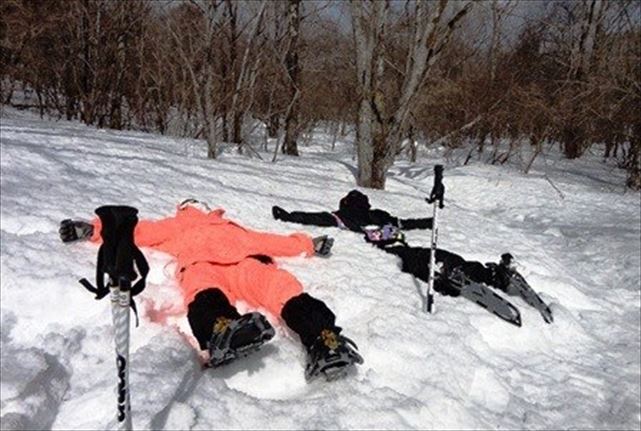 【北軽井沢・スノーシュー】気軽に雪遊びができるスノーシュー体験！スノーパークコース 写真5