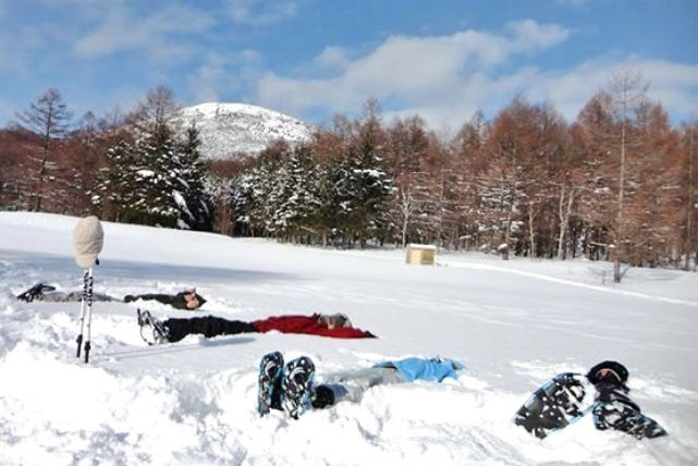 【北軽井沢・スノーシュー・小浅間山】トレッキングで大パノラマを眺めよう 写真2