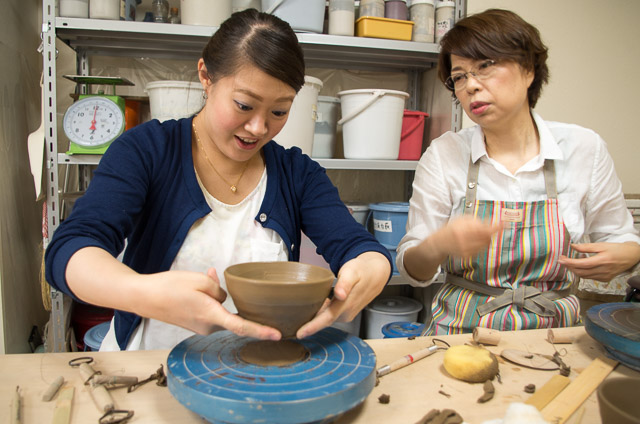 千駄木駅から徒歩7分！湯のみ茶碗とティーカップから選んで作れる陶芸体験（約2～3時間） 写真6