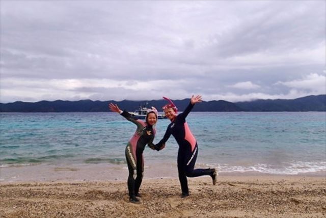 【奄美大島・体験ダイビング】カメと会える！？ビーチからスキューバダイビング体験 写真2