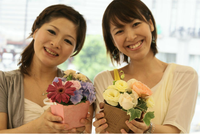 【期間限定ポイント10%還元！大阪・フラワーアレンジメント】資格を取りたい方にオススメ！生花アレンジ＆説明会プラン 写真7