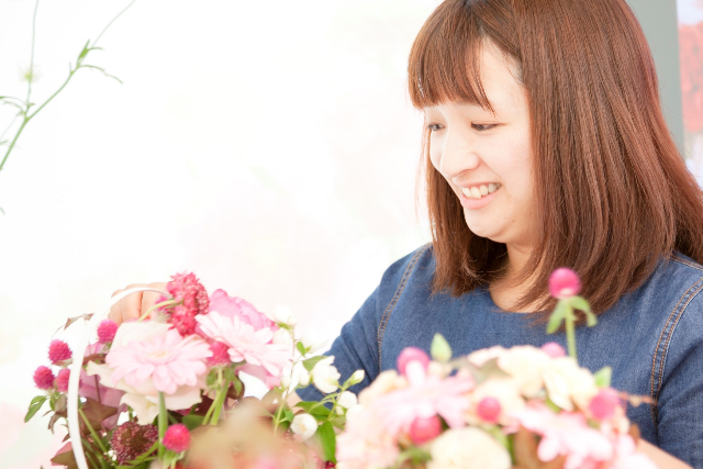 【期間限定ポイント10%還元！大阪・フラワーアレンジメント】資格を取りたい方にオススメ！生花アレンジ＆説明会プラン 写真8