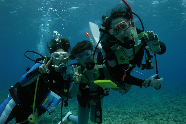 【久米島・体験ダイビング】安心安全の体験ダイビング。久米島の海は、まるで竜宮城！ 写真5