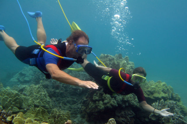 【久米島・体験スヌーバ】久米島初！アメリカ生まれのマリンスポーツ！スヌーバを体験しよう 写真6