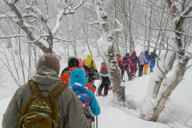 【富山市・スノーシュー】かまくら作りにチーズフォンデュも！スノーシューで里山めぐり
  