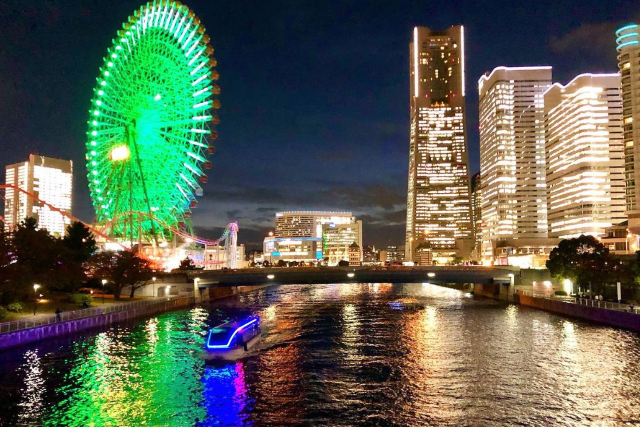 【横浜・クルージング】横浜の夜景を楽しもう！横浜夜景ファンタスティック カフェシップ