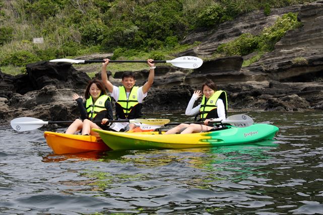 【神奈川・三浦・カヤック】三浦の綺麗な海でフリークルージングを楽しむシーカヤックレンタルプラン 