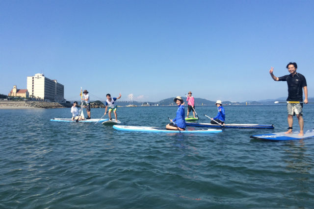 【徳島・SUP】鳴門大橋も見られる！鳴門でSUPに挑戦 写真3