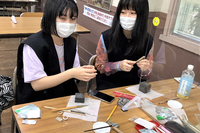 【期間限定ポイント10%還元！神戸市・シルバーアクセサリー作り】クレイシルバーを使った、純銀のペンダント・リング作り体験 写真8