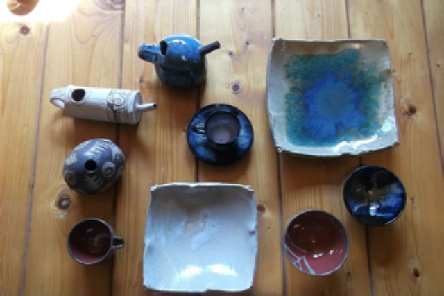 【静岡・陶芸体験】中伊豆の自然の中、手びねりで好きな陶器を作りましょう！ 写真5