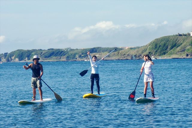 【神奈川・SUP】三戸浜の風を感じながら！健康的なマリンスポーツSUPを体験しよう