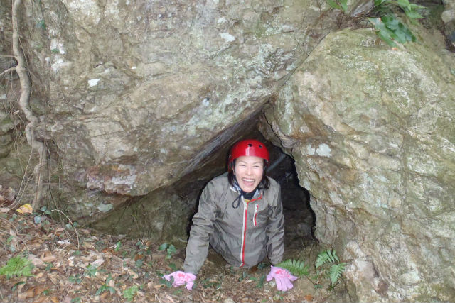【徳島・ケイビング】阿波三峰の一つ津乃峰山！6つの洞窟を制覇しましょう 写真8