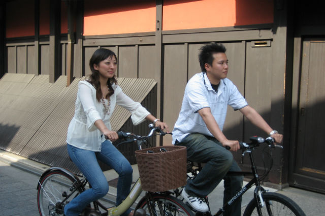 【京都・レンタサイクル・ミドルミニ】折りたたみOK！おしゃれな自転車で走ろう 写真3