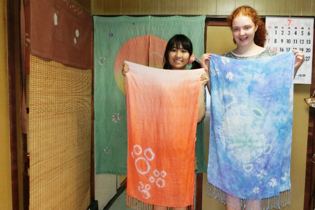 【京都市・染物体験】京鹿の子絞りに挑戦！個性が光るオリジナルショールを作ろう 写真2