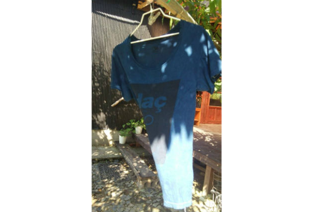 【長崎・雲仙・草木染め】模様を入れても素敵！草木染めTシャツでおしゃれを楽しもう 写真6