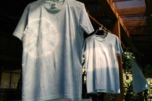 【長崎・雲仙・草木染め】模様を入れても素敵！草木染めTシャツでおしゃれを楽しもう 写真7