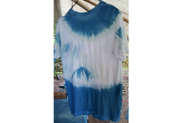 【長崎・雲仙・草木染め】模様を入れても素敵！草木染めTシャツでおしゃれを楽しもう 写真4