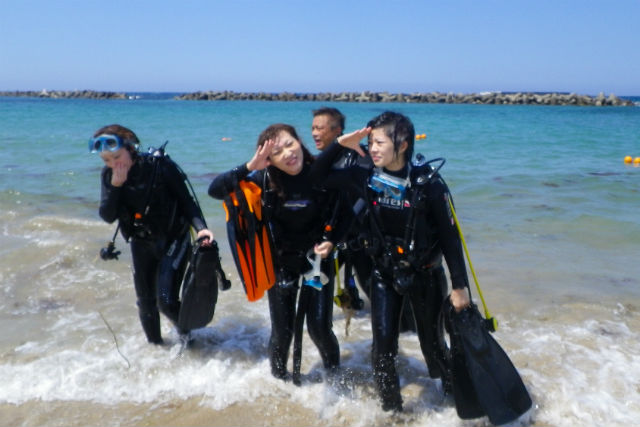 【広島・福山・ダイビング・ライセンス取得】ショップで1泊！島根の海でPADIのCカードを取得！ 写真4