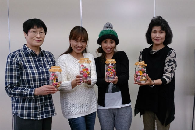 【福島・いわき・手作り雑貨】誰でも簡単に楽しめる！かわいいフラワーボトルを作ろう 写真7