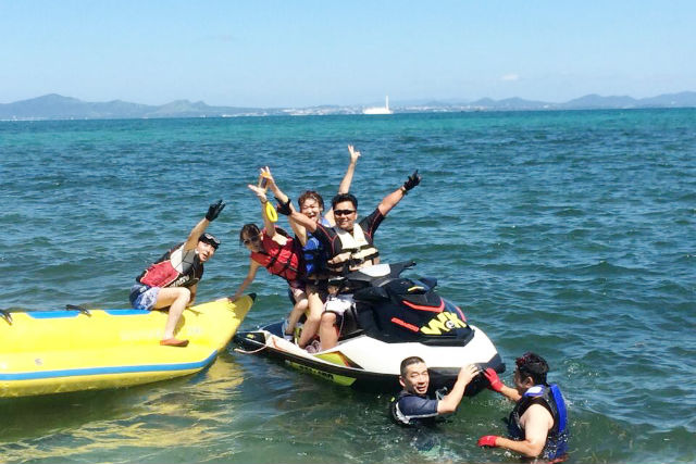 【沖縄・水上バイク】美ら海の上を滑るように駆け抜けよう！水上バイクレンタル 写真7