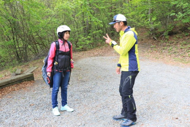 【長野・パラグライダー】初心者・お子様OK！標高約1,000メートルから大空へ！二人乗り体験コース（タンデムフライト）難しい操縦はインストラクターにお任せ！安心して空中散歩をお楽しみいただけます 写真8