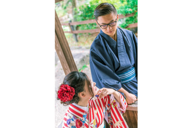 【京都・祇園・着物・浴衣レンタル】男性専用プラン！ラクラク変身しよう 写真7