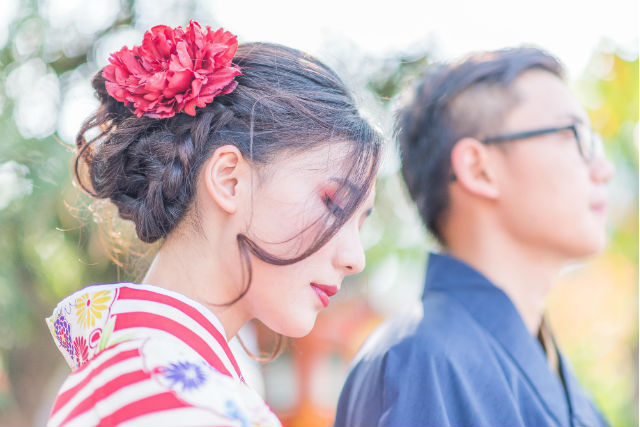 【京都・祇園・着物・浴衣レンタル】八坂神社や清水寺で和装デート！カップル割引プラン 写真6
