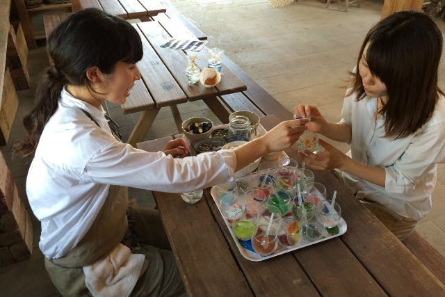 【大分・キャンドル作り】アロマの香りただよう！ゼリーキャンドル作り 写真2